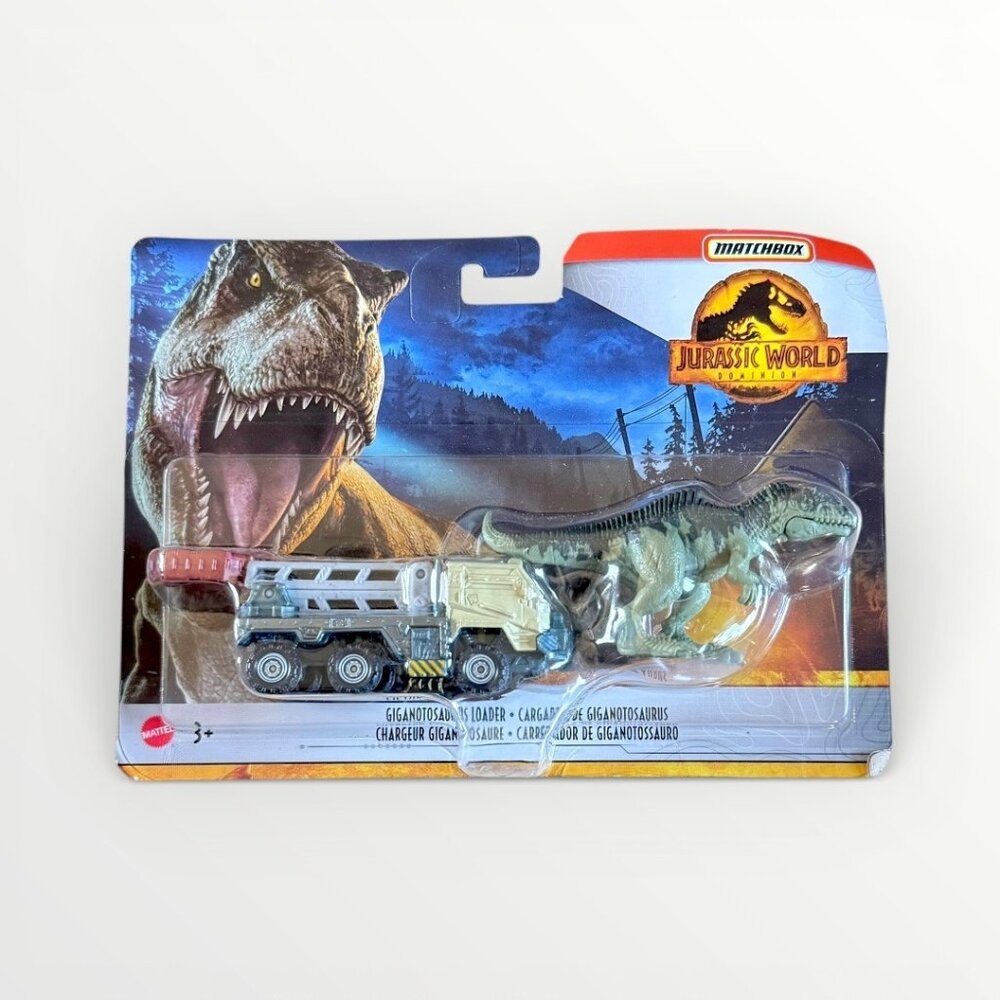 Matchbox Jurassic World Dominion Dino Transport Giganotosaurus Loader 1:64 New